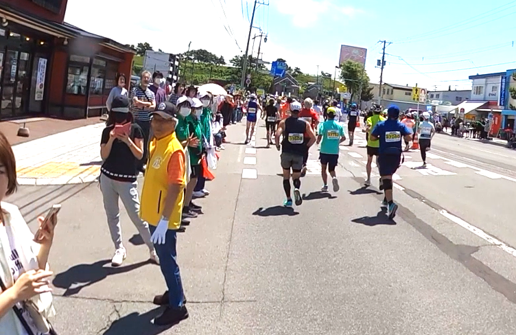 マラソンコース沿道等での交通整理